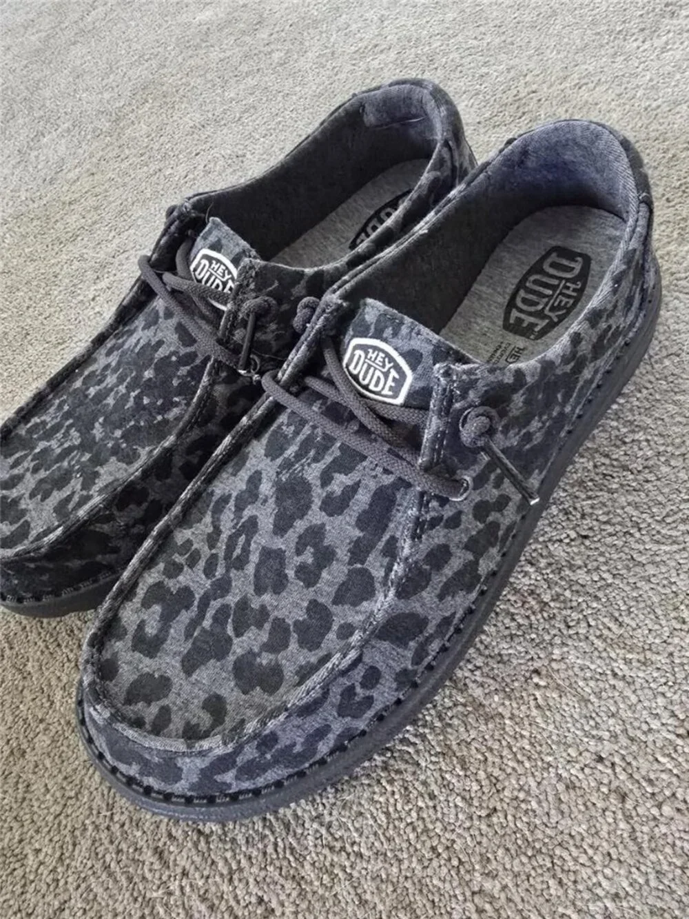 Women's Wendy Stretch Jersey Leopard Slip On Shoe | Lightweight Casual